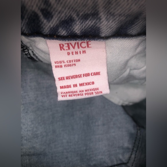 REVICE Womens Jeans Light Blue 100% Cotton Size 26 Made In Mexico Designed In LA - Picture 7 of 9